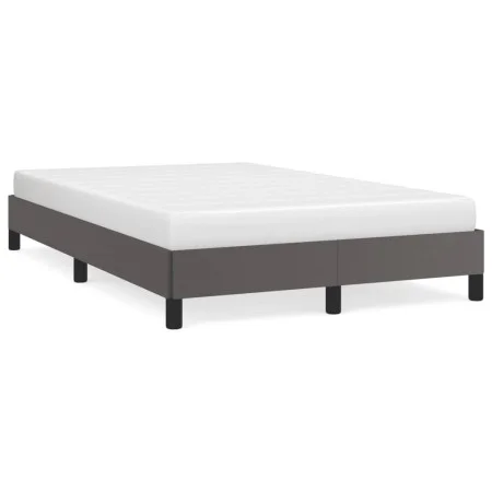 Graues Kunstlederbettgestell 120x190 cm von vidaXL, Betten und Lattenroste - Ref: Foro24-3269623, Preis: 97,63 €, Rabatt: %
