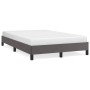 Gray synthetic leather bed frame 120x190 cm by vidaXL, Beds and slatted bases - Ref: Foro24-3269623, Price: 99,26 €, Discount: %