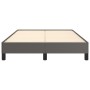 Gray synthetic leather bed frame 120x190 cm by vidaXL, Beds and slatted bases - Ref: Foro24-3269623, Price: 99,26 €, Discount: %
