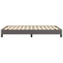 Gray synthetic leather bed frame 120x190 cm by vidaXL, Beds and slatted bases - Ref: Foro24-3269623, Price: 99,26 €, Discount: %