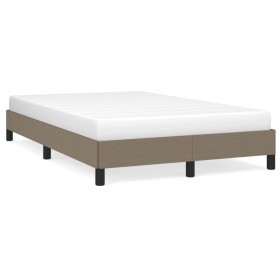 Taupegrauer Bettrahmen aus Stoff, 120 x 190 cm von vidaXL, Betten und Lattenroste - Ref: Foro24-3269609, Preis: 96,21 €, Raba...
