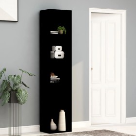 Estantería madera contrachapada negro 40x30x189 cm de vidaXL, Librerías y estanterías - Ref: Foro24-800955, Precio: 87,45 €, ...