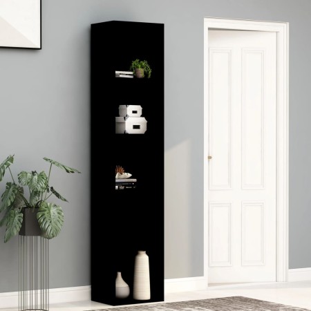 Schwarzes Sperrholzregal 40x30x189 cm von vidaXL, Bücherregale und Regale - Ref: Foro24-800955, Preis: 87,45 €, Rabatt: %