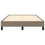 Taupe gray fabric bed frame 120x190 cm by vidaXL, Beds and slatted bases - Ref: Foro24-3269609, Price: 94,69 €, Discount: %