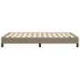 Taupe gray fabric bed frame 120x190 cm by vidaXL, Beds and slatted bases - Ref: Foro24-3269609, Price: 94,69 €, Discount: %
