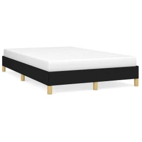 Black fabric bed frame 120x190 cm by vidaXL, Beds and slatted bases - Ref: Foro24-3269614, Price: 112,09 €, Discount: %