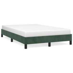 Estructura de cama terciopelo verde 120x190 cm de vidaXL, Camas y somieres - Ref: Foro24-3269628, Precio: 97,41 €, Descuento: %