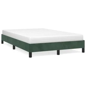 Green velvet bed frame 120x190 cm by vidaXL, Beds and slatted bases - Ref: Foro24-3269628, Price: 94,80 €, Discount: %