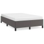 Graues Kunstlederbettgestell 120x190 cm von vidaXL, Betten und Lattenroste - Ref: Foro24-3269649, Preis: 91,36 €, Rabatt: %