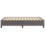 Gray synthetic leather bed frame 120x190 cm by vidaXL, Beds and slatted bases - Ref: Foro24-3269649, Price: 89,32 €, Discount: %