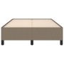 Taupe gray fabric bed frame 120x190 cm by vidaXL, Beds and slatted bases - Ref: Foro24-3269635, Price: 95,20 €, Discount: %