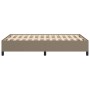 Taupe gray fabric bed frame 120x190 cm by vidaXL, Beds and slatted bases - Ref: Foro24-3269635, Price: 95,20 €, Discount: %
