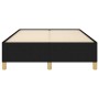 Black fabric bed frame 120x190 cm by vidaXL, Beds and slatted bases - Ref: Foro24-3269640, Price: 90,88 €, Discount: %