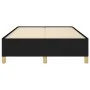 Estructura de cama tela negro 120x190 cm de vidaXL, Camas y somieres - Ref: Foro24-3269640, Precio: 89,78 €, Descuento: %