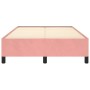 Pink velvet bed frame 120x190 cm by vidaXL, Beds and slatted bases - Ref: Foro24-3269656, Price: 115,89 €, Discount: %