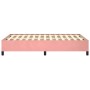 Pink velvet bed frame 120x190 cm by vidaXL, Beds and slatted bases - Ref: Foro24-3269656, Price: 115,89 €, Discount: %
