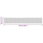 Rectangular black bamboo rug 70x500 cm by vidaXL, Rugs - Ref: Foro24-376762, Price: 41,95 €, Discount: %