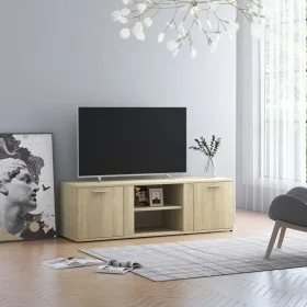 TV-Schrank aus eichenfarbenem Sperrholz, 120 x 34 x 37 cm von vidaXL, TV-Möbel - Ref: Foro24-801164, Preis: 70,71 €, Rabatt: %