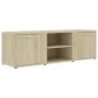 Mueble de TV madera contrachapada color roble 120x34x37 cm de vidaXL, Muebles TV - Ref: Foro24-801164, Precio: 70,62 €, Descu...