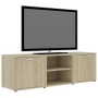 TV-Schrank aus eichenfarbenem Sperrholz, 120 x 34 x 37 cm von vidaXL, TV-Möbel - Ref: Foro24-801164, Preis: 71,85 €, Rabatt: %