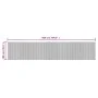 Rectangular gray bamboo rug 100x500 cm by vidaXL, Rugs - Ref: Foro24-376826, Price: 53,25 €, Discount: %