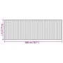 Alfombra rectangular bambú marrón 70x200 cm de vidaXL, Alfombras - Ref: Foro24-376872, Precio: 41,99 €, Descuento: %