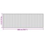 Alfombra rectangular bambú marrón 70x200 cm de vidaXL, Alfombras - Ref: Foro24-376872, Precio: 43,41 €, Descuento: %