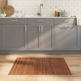 Rectangular brown bamboo rug 80x100 cm by vidaXL, Rugs - Ref: Foro24-376902, Price: 31,76 €, Discount: %