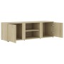 TV-Schrank aus eichenfarbenem Sperrholz, 120 x 34 x 37 cm von vidaXL, TV-Möbel - Ref: Foro24-801164, Preis: 71,85 €, Rabatt: %