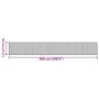 Dark brown rectangular bamboo rug 70x500 cm by vidaXL, Rugs - Ref: Foro24-376893, Price: 43,11 €, Discount: %