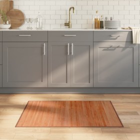 Rectangular brown bamboo rug 70x100 cm by vidaXL, Rugs - Ref: Foro24-376866, Price: 31,33 €, Discount: %