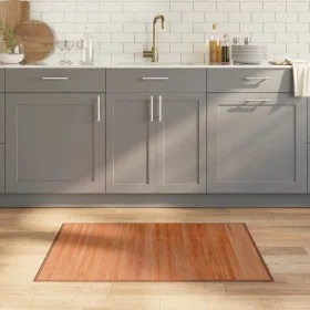 Rectangular brown bamboo rug 70x100 cm by vidaXL, Rugs - Ref: Foro24-376866, Price: 30,31 €, Discount: %