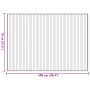 Alfombra rectangular bambú marrón 70x100 cm de vidaXL, Alfombras - Ref: Foro24-376866, Precio: 31,33 €, Descuento: %