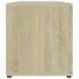 Mueble de TV madera contrachapada color roble 120x34x37 cm de vidaXL, Muebles TV - Ref: Foro24-801164, Precio: 70,62 €, Descu...