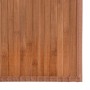 Alfombra rectangular bambú color natural 100x300 cm