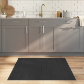 Gray bamboo square rug 100x100 cm by vidaXL, Rugs - Ref: Foro24-376940, Price: 28,25 €, Discount: %
