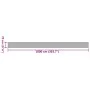 Rectangular gray bamboo rug 70x1000 cm by vidaXL, Rugs - Ref: Foro24-376898, Price: 70,62 €, Discount: %