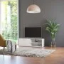 Fernsehmöbel aus weißem Sperrholz 120x34x37 cm von vidaXL, TV-Möbel - Ref: Foro24-801152, Preis: 51,05 €, Rabatt: %