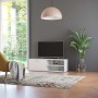 Fernsehmöbel aus weißem Sperrholz 120x34x37 cm von vidaXL, TV-Möbel - Ref: Foro24-801152, Preis: 53,16 €, Rabatt: %