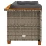 Garden corner sofas with cushions 2 pcs gray synthetic rattan by vidaXL, Outdoor sofas - Ref: Foro24-365915, Price: 171,95 €,...