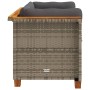 Garten-Ecksofas mit Kissen, 2 Stück, graues synthetisches Rattan von vidaXL, Outdoor-Sofas - Ref: Foro24-365915, Preis: 152,9...