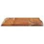Rectangular board acacia wood live edge 70x60x2.5 cm by vidaXL, Table tops - Ref: Foro24-370619, Price: 68,55 €, Discount: %