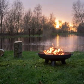 RedFire Salo Classic Rust Steel Fire Pit by RedFire, Chimneys - Ref: Foro24-429046, Price: 109,06 €, Discount: %
