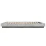 Concrete gray engineered wood bed frame 120x190cm by vidaXL, Beds and slatted bases - Ref: Foro24-3281234, Price: 153,94 €, D...