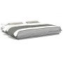 Estructura de cama madera de ingeniería gris Sonoma 200x200 cm de vidaXL, Camas y somieres - Ref: Foro24-3281166, Precio: 184...