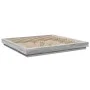 Estructura de cama madera de ingeniería gris Sonoma 200x200 cm de vidaXL, Camas y somieres - Ref: Foro24-3281166, Precio: 182...