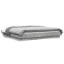 Concrete gray engineered wood bed frame 150x200cm by vidaXL, Beds and slatted bases - Ref: Foro24-3281185, Price: 162,81 €, D...