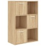 Aufbewahrungsschrank aus Sperrholz aus Eiche 60x29,5x90 cm von vidaXL, Bücherregale und Regale - Ref: Foro24-801137, Preis: 9...