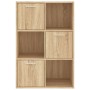 Aufbewahrungsschrank aus Sperrholz aus Eiche 60x29,5x90 cm von vidaXL, Bücherregale und Regale - Ref: Foro24-801137, Preis: 9...