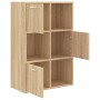 Aufbewahrungsschrank aus Sperrholz aus Eiche 60x29,5x90 cm von vidaXL, Bücherregale und Regale - Ref: Foro24-801137, Preis: 9...